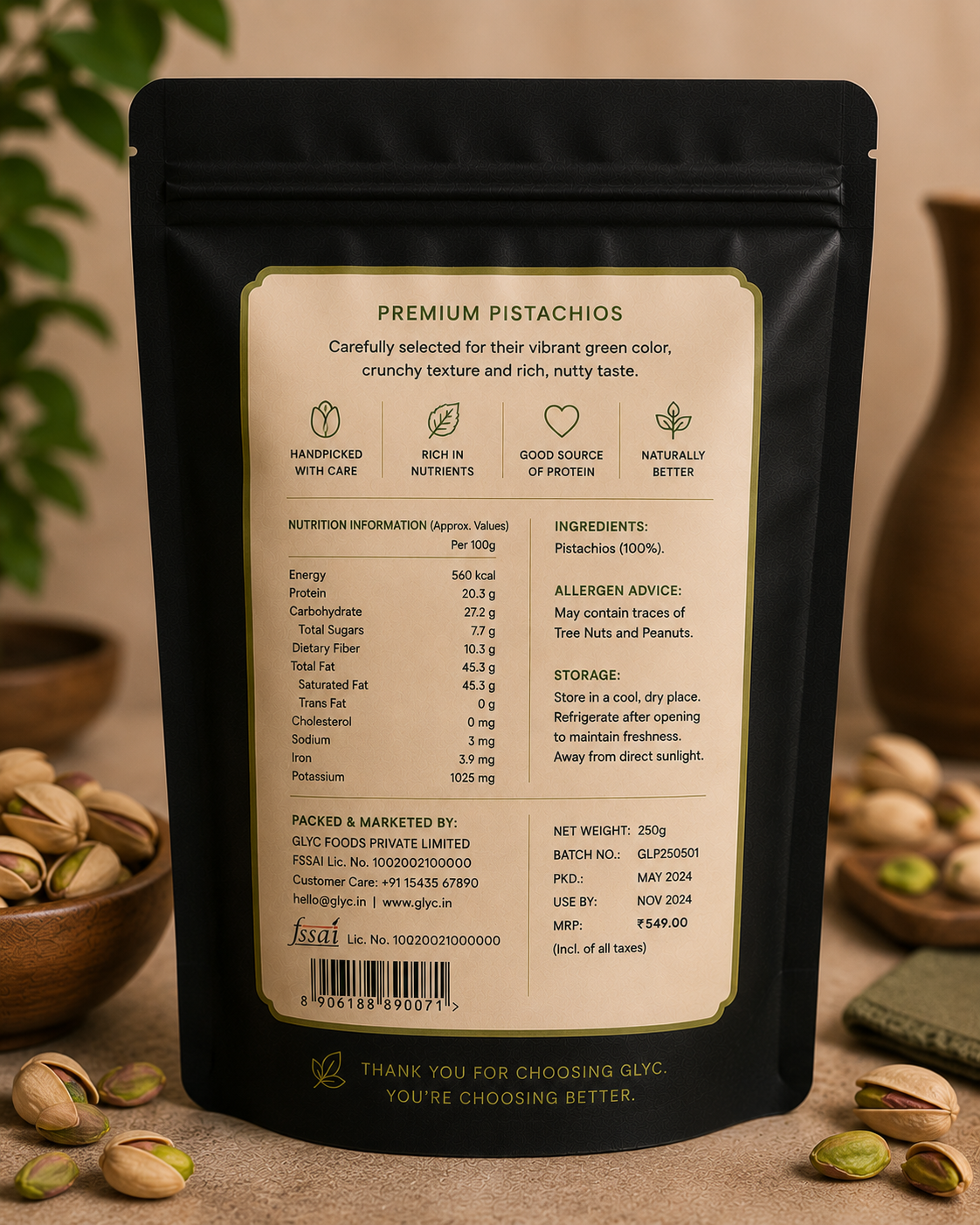 GLYC Premium Pistachios