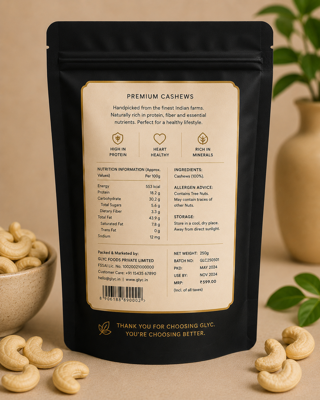 GLYC Premium Cashews